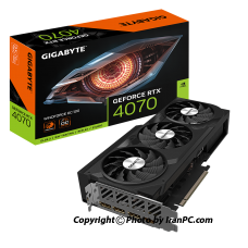 کارت گرافیک گیگابایت مدل RTX 4070  WF OC 12GB D6 