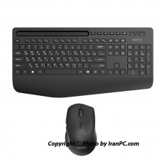 کیبورد و ماوس بی سیم تسکو مدل TKM 7025W