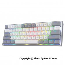 کیبورد مکانیکال گیمینگ ردراگون مدل   REDDRAGON K617 WG  GAMING RGB 
