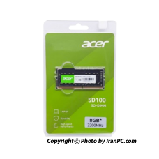 رم لپ تاپ ایسر SODIMM 3200 ظرفیت 8گیگابایت DDR4 