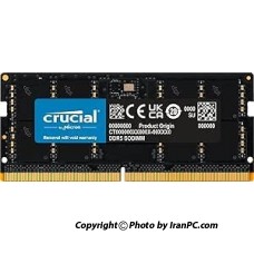 رم لپ تاپ کروشیال SODIMM 5600 ظرفیت 8  گیگابایت DDR5 