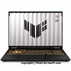 لپ تاپ گیمینگ ایسوس    TUF F16 FX608JH | 16GB RAM DDR5 | 512GB SSD GEN4 | Core I5 13450HX | VGA RTX 5050 8GB| 16" WUXGA IPS BL-RGB 165HZ | RV010