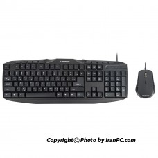 کیبورد و ماوس گرین مدل GKM-305 با حروف فارسی