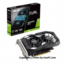 کارت گرافیک ایسوس GTX 1650 4GB DUAL  OC V2 D6